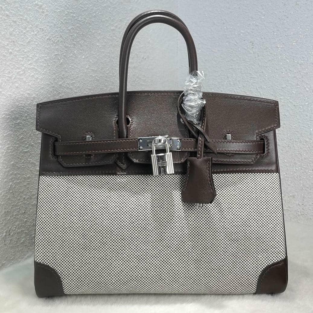 Birkin Canvas-Leather Mix-17